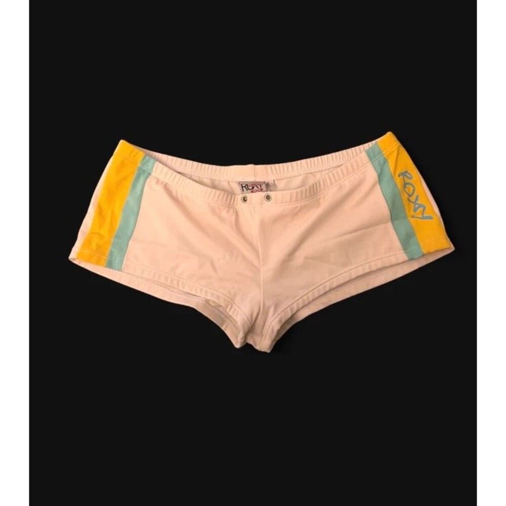 Vintage Y2K Roxy Quiksilver Surf Micro Mini Boardshorts